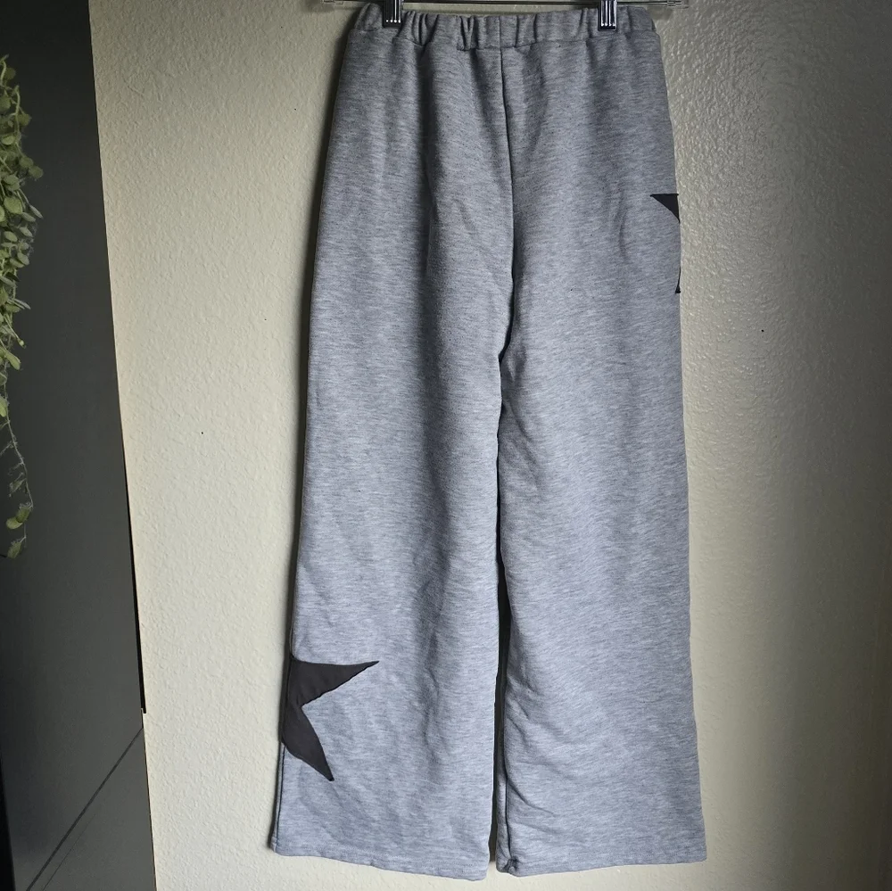 SHEIN Gray SweatPants With Stars Size Girls 12Y